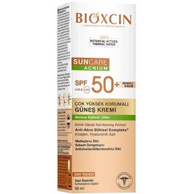 Resim Bioxcin Suncare Akneye Eğilimli Ciltler İçin Spf 50+ Renkli Güneş Kremi 50 ml 