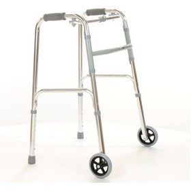 Resim W916 İki Tekerlekli Yürüteç Hareketli Walker 