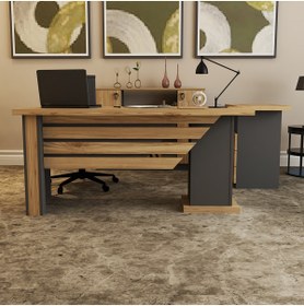 Resim Kalender Dekor Ophira-1-3-4 Ofis Büro Masası Takımı 