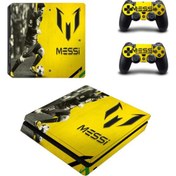 Resim Genel Markalar Lionel Messi Playstation 4 Slim Kasa Sticker Kaplama-03 