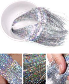 Resim Eagenset Çapari Simi Lazer Hologram Gümüş Gri Poşet Sim 36 Metre 