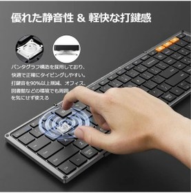 Resim Protoarc Katlanabilir Bluetooth Klavye Black Gray 