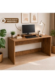 Resim Nenu Nova Atlas Çam Oyuncu Masası 120x60 cm - Modern Bilgisayar Masası - Çalışma Masası -Ofis - Gaming Desk 