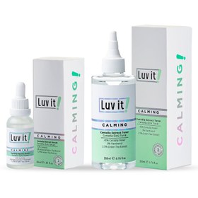 Resim Luv it! centella özlü onarıcı serum ve tonik 2'li cilt bakım seti 