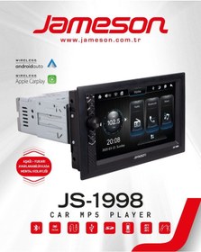 Resim Jameson Js-1998-7''kablosuz Carplay-bt-usb-fm-kameralı Dabıl Teyp 