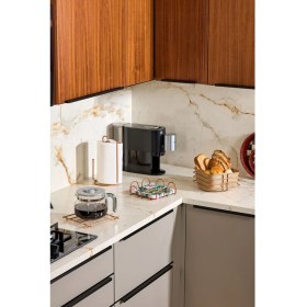 Resim Edora Home 4'lü Rose Servis Sunum Seti, Peçetelik, Kağıt Havluluk, Ekmeklik Makrome, Nihale - Metal Paslanmaz 