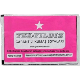 Resim Yıldız Kumaş Boyası -4.Koyu Pembe 