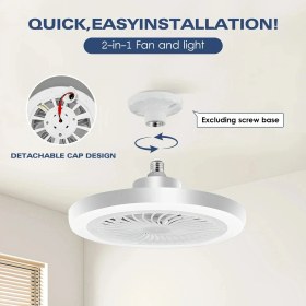 Resim LED Lambalı Tavan Vantilatörleri 