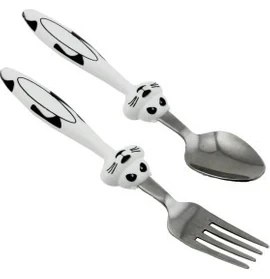 Resim Mama Çatal Kaşık Seti - 18 cm 