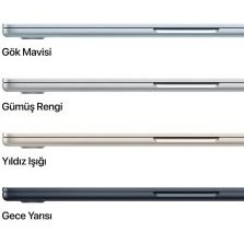 Resim Apple MacBook Air 13" M4 | 512 GB SSD 24 GB RAM 10 CPU 10 GPU 