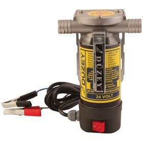 Resim Düzey 24 Volt 1''Çıkışlı Dıştan Çekme Mazot Süt Yağ Aktarma Sıvı Transfer Pompası 