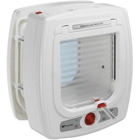 Resim Ferplast Swing Microchip White Kedi Kapısı 16 x 22 x 25 CM 