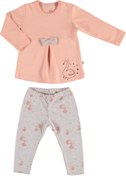 Resim Genel Markalar Pink Royal 2li Bebek Takım 59668 Somon Bej Melanj 
