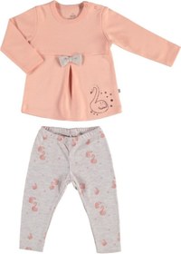 Resim Genel Markalar Pink Royal 2li Bebek Takım 59668 Somon Bej Melanj 