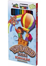 Resim Nova Color Kuru Boya Uzun / Tam Boy 12 Renk Set Çok Renkli 