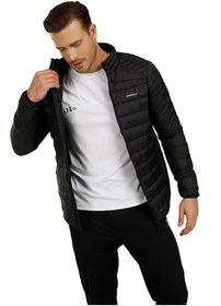 Resim Lumberjack David Coat Buffer Erkek Şişme Mont Siyah v3 