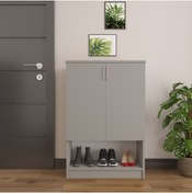 Resim Asra Trend %100 Mdflam Kül Gri Ayakkabılık A-03 
