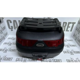 Resim Maxem SL-40 MOTOSİKLET ÇANTASI BAGAJ + SIRTLIKLI (FULL) SİYAH 