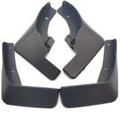Resim Globalbloom 4pcs/set Toyota Vios 2014-2019 Ön Ve Arka Çamurluk Takımı Dayanıklı Siyah Pvc 