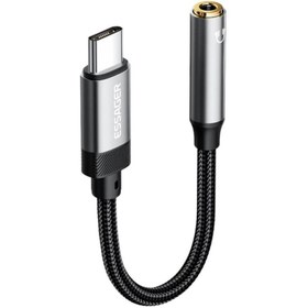 Resim essager 15cm Type C To 3.5mm Aux Kulaklık Ses Dönüştürücü Adaptör, Hifi Ses Destekli Aux Çevirici 