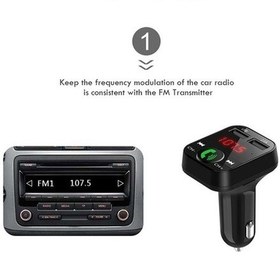 Resim Artfulabode Verici Usb Ses Serbest Şarj Otomatik Mp3 Modülatörü Lcd Kablosuz Fm Bluetooth Aux Araç İçi 