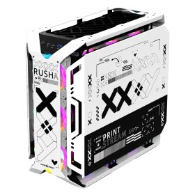 Resim Hyper Rocket X-ERA PRO ATX 7 Argb Fan Beyaz Oyuncu Kasası 