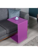 Resim Çok Amaçlı Tekerlekli C Koltuk Sehpası-mor 35x62x45 Cm Gxyxd Pembe 