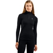 Resim Odlo Merino 200 Bl Top Turtle Neck L/s Half Zip Kadın Siyah Içlik Üst 