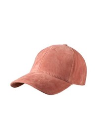Resim Unisex Vegan Süet Şapka Pudra 