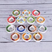 Resim 1 adet/3 adet/5 adet Rastgele Lezzet 0 Şeker 0 Kalori Meyve Lezzeti Bardak Yüzük İçme Suyu Tanrıları Meyve İçeceği Çeşitli Lezzetler Kokulu Su Damlası Tipi Lezzet Yüzüğü 