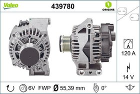 Resim VALEO 439780 | Alternatör 12V 120A Fiat Albea-Doblo-Egea-Fiorino 1,3 Multijet 