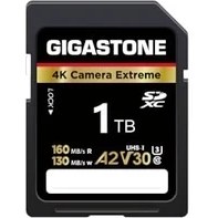 Resim Gigastone Gıgastone 1tb Sdxc Hafıza Kartı 4K Kamera Extreme, Canon Olympus Dijital Kameralar Için 160/130MB/S'YE Kadar A2 V30 U3 Uhs-I Sınıf 10, 1 Mini Kılıf ile 