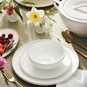 Resim Emsan Fine Bone Freya Yuvarlak Gold 60 Parça 12 Kişilik Yemek Takımı 