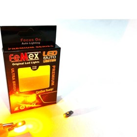 Resim Femex Premium 10'lu T5 LED 3030 Chipset 3smd Mini Turuncu LED Ampul 