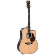 Resim Sigma DTC-41E Cutaway Elektro Akustik Gitar (Aging Toner) 