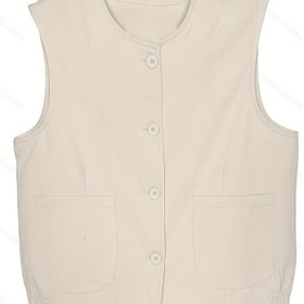 Resim Kadınların Klasik Yaka ve Cep Detaylı, Bol Kesim, Siyah, Rahat Polyester Dış Giyim Seçeneği - Bahar/Sonbahar İçin Rahat Dış Giyim | Klasik Yaka | Cep Detaylı Vest 