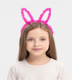 Resim Genel Markalar Led Işıklı Peluş Tavşan Kulak Taç Şeker Pembesi 