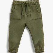 Resim Erkek Bebek Basic Jogger Eşofman Altı Cepli Beli Bağlamalı 