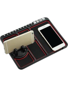 Resim Pazariz Araç Içi Kaydırmaz Ped 3D Numaratör Telefon Tutucu Torpido Çok Fonksiyonlu Araçiçi Aksesuar 