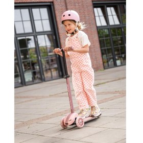 Resim Scoot and Ride Highwaykick 3S Çocuk Scooterı, Rose - LED Tekerlekli, Katlanabilir ve Ayarlanabilir 