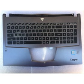Resim Casper Excalibur G750 Klavyeli Üst Kasa Orjinal 2.el 