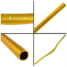 Resim Wake Alüminyum 31.8 780 Mm Riser Mtb Gidon Bisiklet Gidonu Gold Sarı 