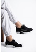 Resim Guja 25y301 Kadın Taşlı Casual Sneaker Ayakkabı Siyah Siyah 