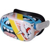 Resim Tongxida Qısyker Oculus Quest 2 Vr Gözlük Karikatür Pvc Koruyucu Çıkartma Dekorasyon - Q2a001 Q2a001 