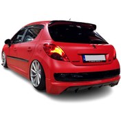 Resim Peugeot 207 2006-2012 Arka Tampon Eki Plastik 
