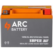 Resim Arc 12 Volt 6,5 Amper Yatay Motosiklet Aküsü Üretim Tarihi: 2024 
