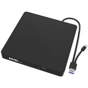 Resim Sones Xd009 Harici Cd Okuyucu Vcd Yazıcı Ultra İnce Tasarım Dizüstü Bilgisayar Usb 3.0+tip-c Dvd Sürücüsü 