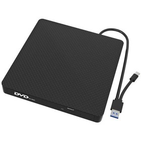 Resim Sones Xd009 Harici Cd Okuyucu Vcd Yazıcı Ultra İnce Tasarım Dizüstü Bilgisayar Usb 3.0+tip-c Dvd Sürücüsü 