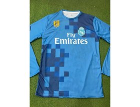 Resim Cristiano Ronaldo 2017 2018 Okyanus Turkuaz Uzun Kol Şampiyonlar Ligi Deplasman Forması 