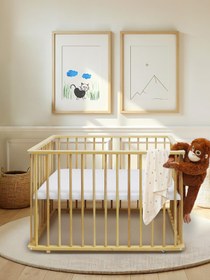 Resim Kukka Tekerlekli ve Padli 3 Kademe Oyun Parkı 80x100 cm - Standart / Standart 